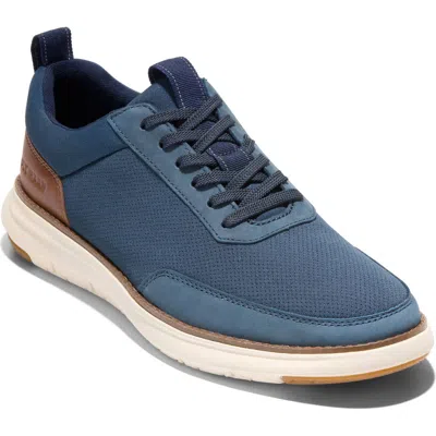 Cole Haan Grand Remix Derby Sneaker In Navy-british Tan