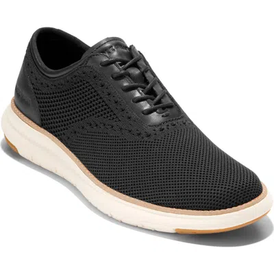 Cole Haan Grand Phaze Stitchlite Quick-on Oxford Sneakers In Black