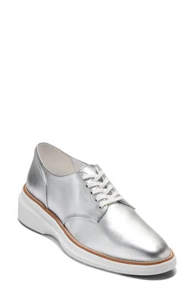 Cole Haan Grand Shadowlite Leather Oxford (women) In Gray