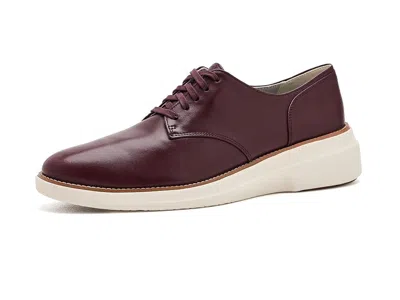 Cole Haan Grand Shadowlite Oxfords Women's Shoes Bloodstone Leather: 7 B - Medium In Red