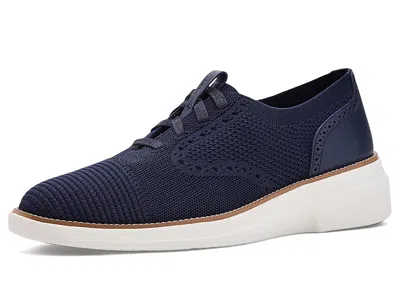 Cole Haan Grand Shadowlite Stitchlite Oxfords Women's Shoes Midnight Moon Stitchlite: 7.5 C - Wide In Blue