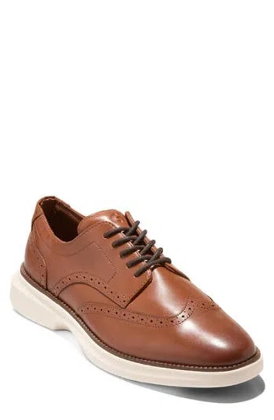 Cole Haan Grand Shadowlite Wingtip Oxfords In Brown