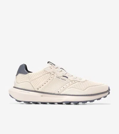 Cole Haan Men's Grandprø Ashland Stitchlite Sneakers - White Size 9.5 In Ivory-folkstone Grey