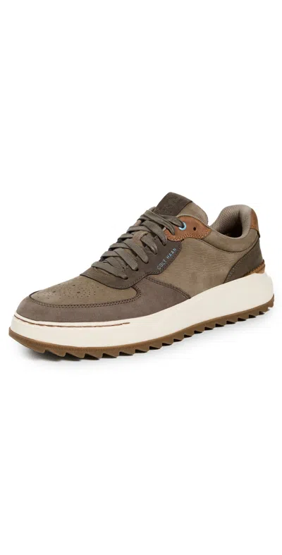 Cole Haan Grandpr Crossover Golf Shoes Ch Irish Coffee Nubuck/morel In Multi