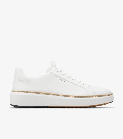 Cole Haan Grandprø Topspin Golf In Optic White-natural