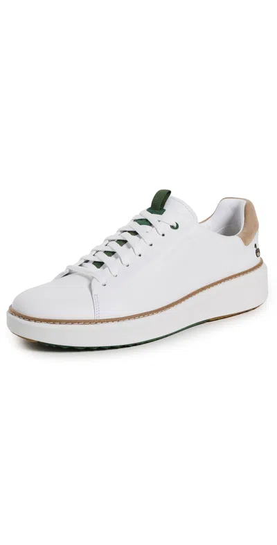 Cole Haan Grandpr Topspin Golf Sneakers Optic White/myrtle