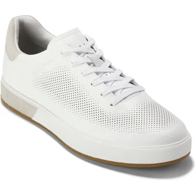 Cole Haan Grandpro Angleace Sneaker In Optic White/silver Birch/opt