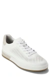 Cole Haan Grandpro Anglelace Sneaker In Optic White/silver Birch