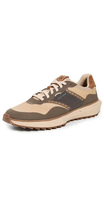 Cole Haan Grandpro Ashland Golf Shoes Ch Oat/morel/ch Oat Wp In Multi