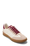 Cole Haan Grandpro Breakaway Sneaker In Ivory/oat Suede/black Cherry