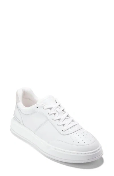 Cole Haan Grandpro Carissa Sneaker In White/silver Birch/white
