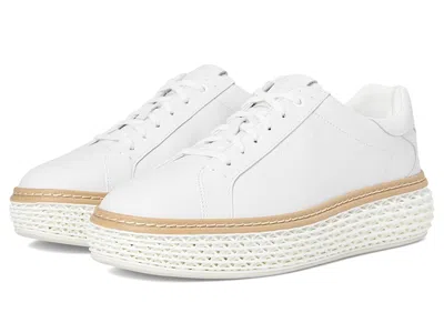 Cole Haan Grandpro Court Skyweave Sneakers In White