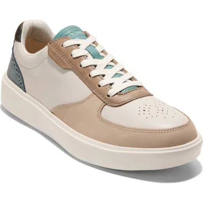 Cole Haan Grandpro Crosscourt Transition Sneaker In White Sand/sesame/ivory