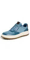Cole Haan Grandpro Crossover Golf Sneakers Provincial Blue/teal/ivory In Provincial Blue/teal/ivory