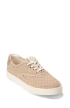 Cole Haan Grandpro Harbor Sneaker In Tuscan Sand Woven Canvas