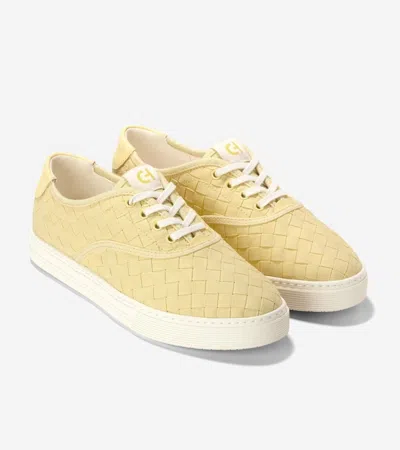 Cole Haan Grandpro Harbor W32182 Sneakers Women's Ivory Casual Shoes Zogg395 In Yellow