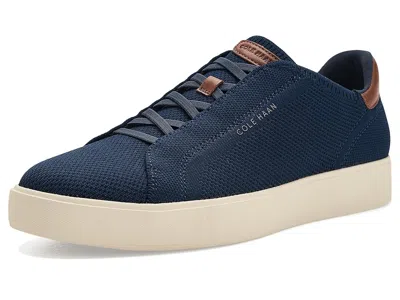 Cole Haan Grandpro Luxe Stitchlite Slip-on Sneakers Men's Shoes Navy Blazer/british Tan/ivory: 7.5 D - Medium In Blue