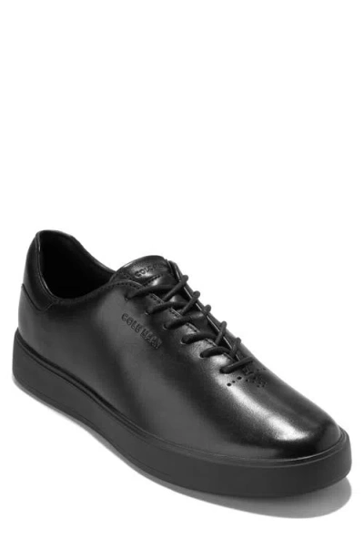 Cole Haan Grandpro Luxe Wholecut Sneaker In Black/black Leather