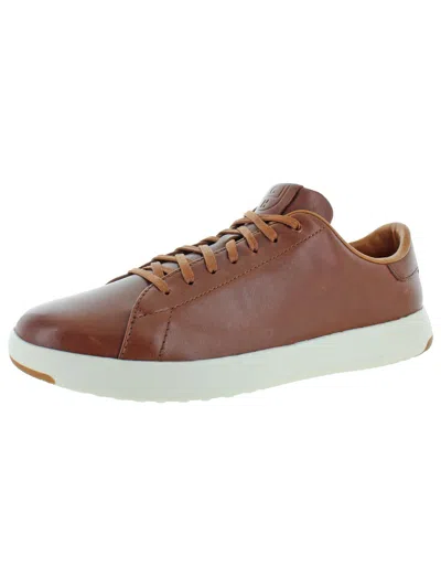 Cole Haan Grandpro Mens Leather Athleisure Fashion Sneakers In Brown