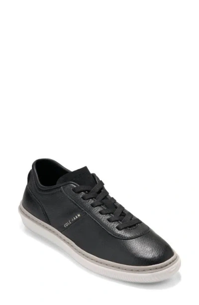 Cole Haan Grandpro Packwell Leather Sneaker In Black