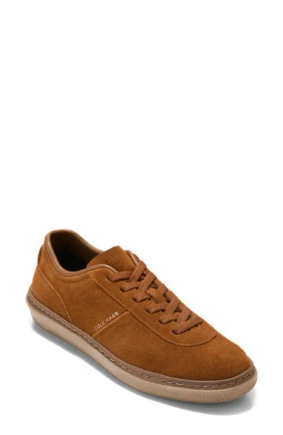 Cole Haan Grandpro Packwell Leather Sneaker In Brown