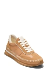 Cole Haan Women's Grandprø Premier Sneakers - Brown Size 9 In Biscuit/suede/ivory