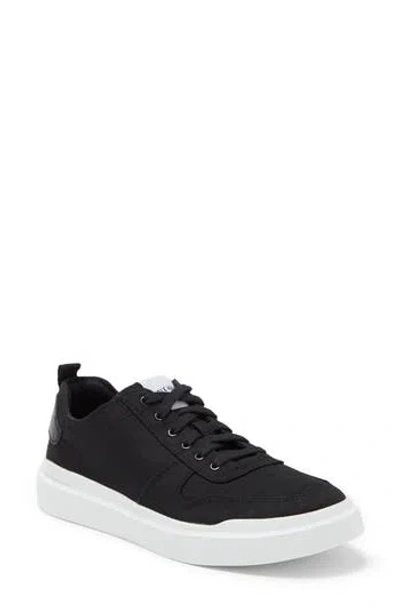 Cole Haan Grandpro Rally Canvas Court Sneaker In Black/optic White