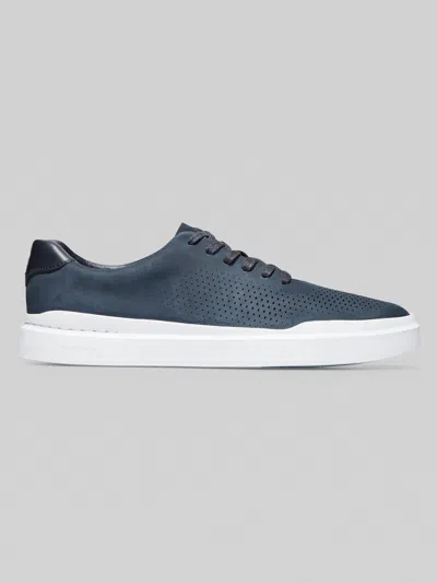 Grandpro Rally Laser Cut Lace-up Sneakers In Blue from The Men's Warehouse