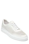 Cole Haan Grandpro Rally Laser Cut Sneakers In White