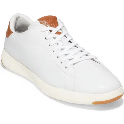 Cole Haan Grandpro Tennis Sneaker In White/ British Tan