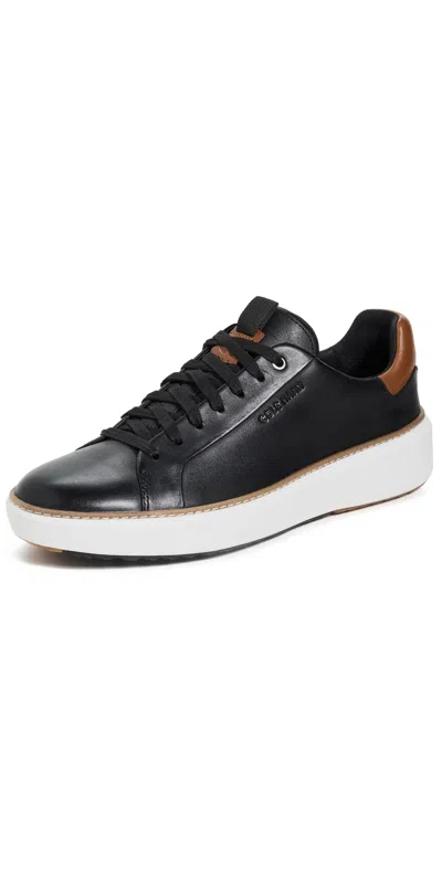 Cole Haan Grandpro Topspin Golf Shoes Black/pecan/optic White