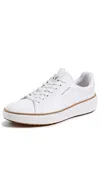 Cole Haan Grandpro Topspin Waterproof Golf Shoe In White/natural