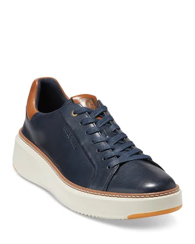Cole Haan Grandpro Topspin Low Top Sneakers In Blue