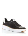 Cole Haan Grand Pro Topspin Leather Trainers In Black
