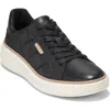 Cole Haan Grandpro Topspin Puffer Sneaker In Black/ch Dark Latte/ivory