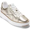 Cole Haan Grandpro Topspin Sneaker In Soft Gold