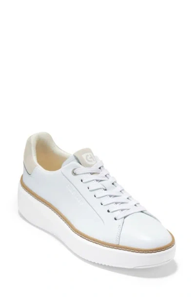 Cole Haan Grandprø Topspin Sneakers In White-dove