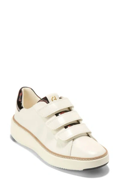 Cole Haan Grandpro Topspin Strap Sneaker In Ivory/tort