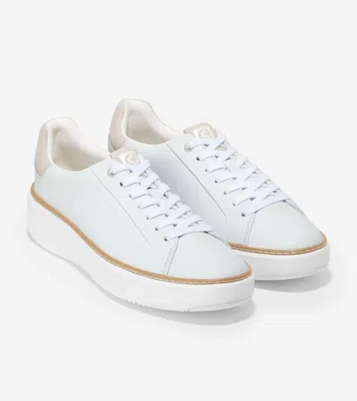 Cole Haan Grandprø Topspin Sneakers In White-dove
