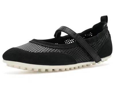 Cole Haan Grandpro Travina Maryjane Ballets Women's Shoes Black Leather/black Suede: 7 C - Wide