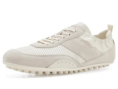 Cole Haan Grandpro Travina Sneakers Women's Shoes Ivory Leather/ancient Scroll Suede: 6 C - Wide In Multi