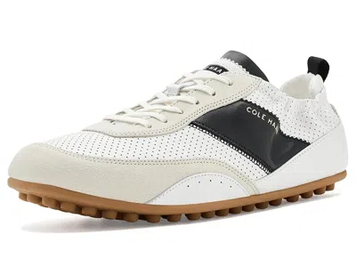 Cole Haan Grandpro Travina Sneakers Women's Shoes White Leather/black Suede/silver Birch Suede: 6.5 B - Medium In Neutral