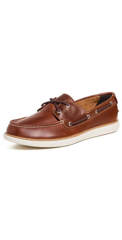 Cole Haan Grandpro Windward Boat Shoe In Brown