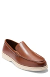 Cole Haan Greenwich Grand Venetian Loafer In British Tan/ivory