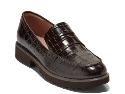 Cole Haan Gwendolyn Penny Loafer In Burgundy