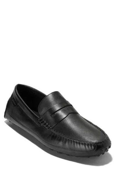Cole Haan Hall Grand Penny Driving Loafer In Black