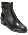 Cole Haan Hanover Leather Bootie In Black