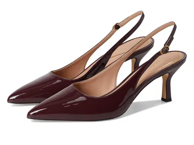 Cole Haan Hansell Sling Back Pumps High In Burgundy
