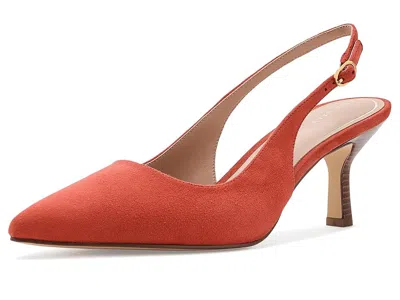 Cole Haan Hansell Slingback Pointed Toe Pump In Orange