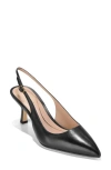 Cole Haan Hansell Slingback Pointed Toe Pump In Black